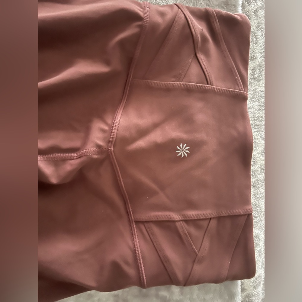 Rust colored Athleta leggings